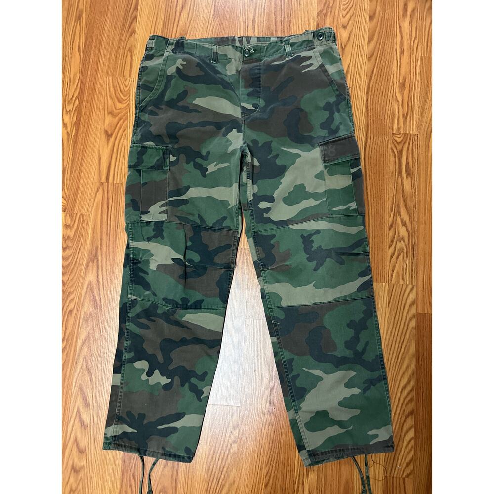Vintage Winchester Camo Hunting Pants Adjustable‎ Waist Size 40 Men's